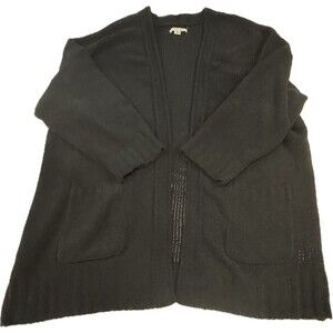 American Eagle Cardigan Women’s L/XL Black Chunky Oversized